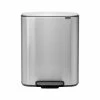 BRABANTIA Bo Treteimer In Matt Steel Fingerprint Proof 2 X 30 Liter -pfannen Verkäufe 70542211461 1