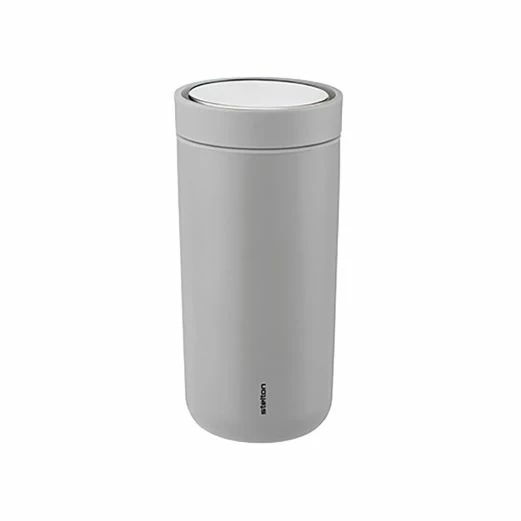 STELTON To Go Click Thermobecher In Soft Light Grey 400 Ml 3 STELTON To Go Click Thermobecher In Soft Light Grey 400 Ml