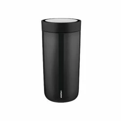 STELTON To Go Click Thermobecher In Black Metallic 400 Ml