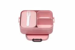 MEPAL Lunchbox Bento Midi In Nordic Pink 18,5 Cm X 12 Cm